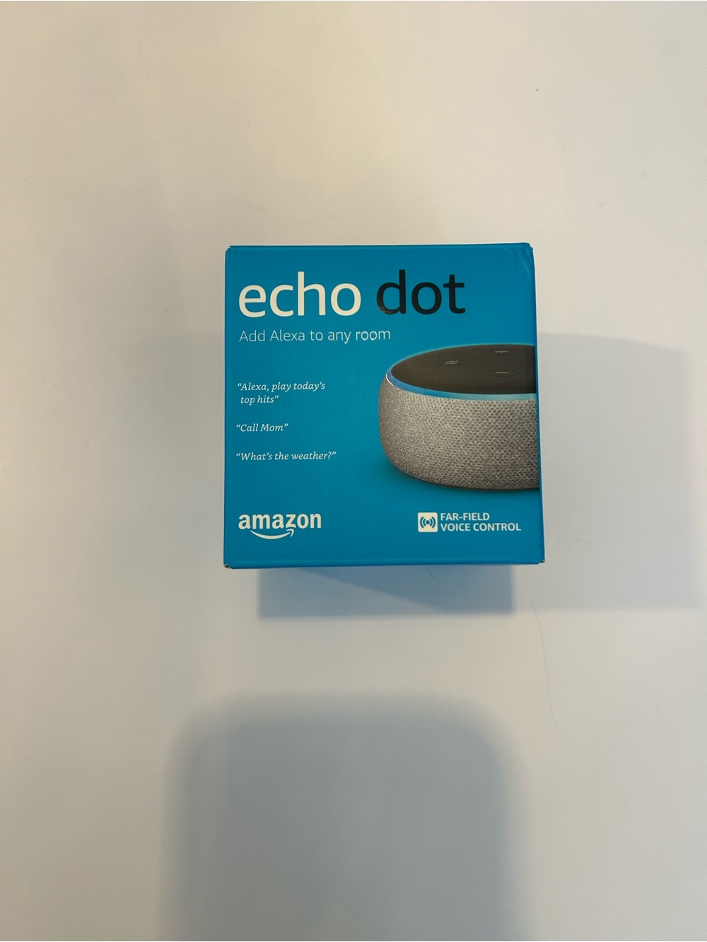 Amazon Echo Dot Smart Speaker - HeatherGray Fabric with Black Top - C78MP8
